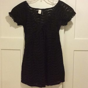 LaBlanca By Rod Beattie eyelet top/coverup, New